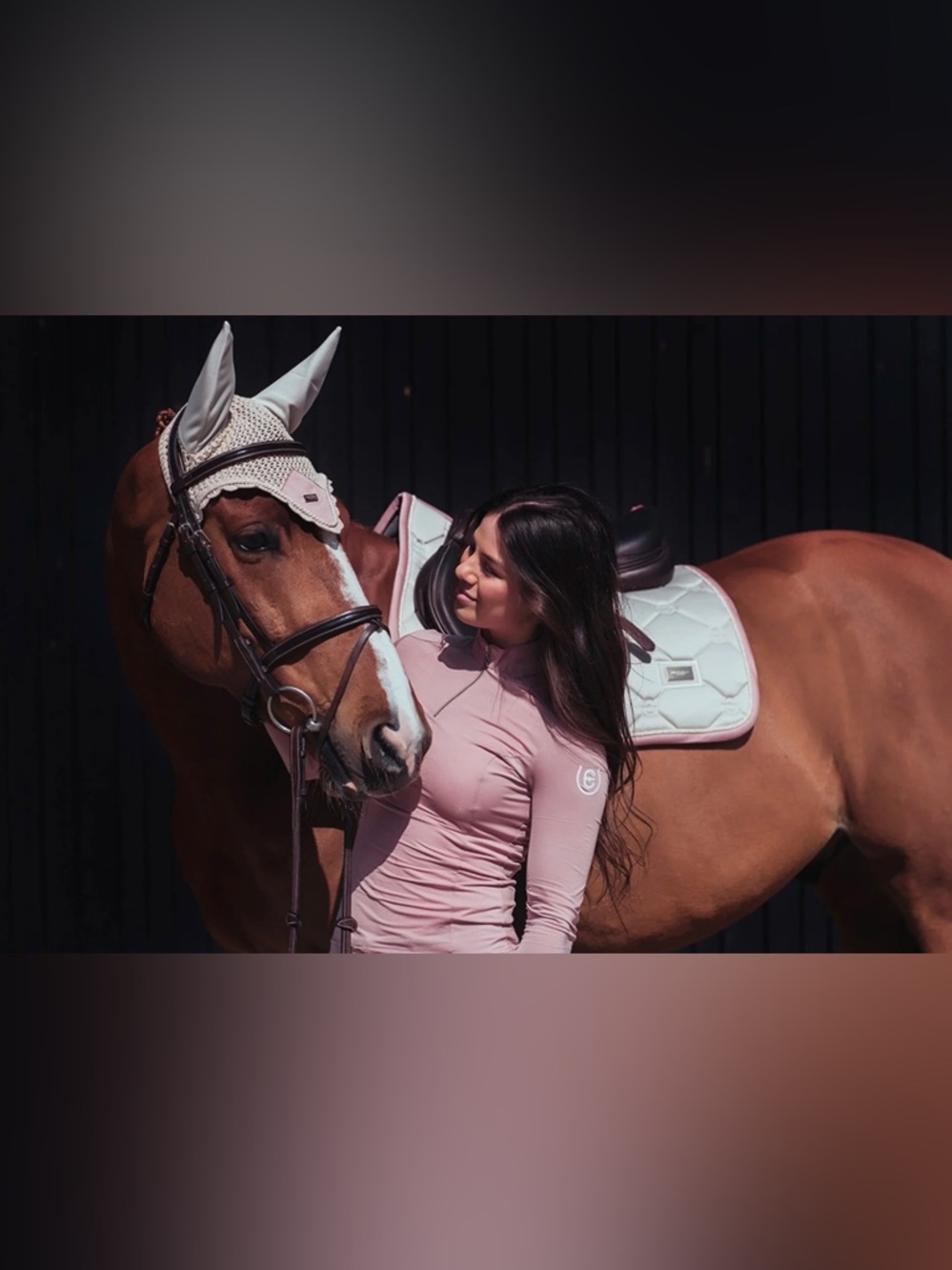 SET - Equestrian Stockholm Desert Rose - Full/Horse size